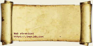 Kristina Rebrača vizit kartica